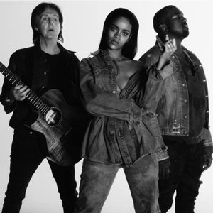 'Rihanna, Kanye West & Paul McCartney' için resim