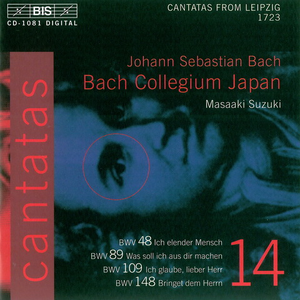Cantatas, Volume 14 cover