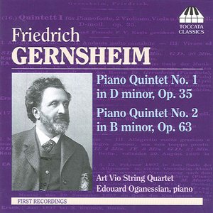 Image pour 'Gernsheim: Piano Quintets Nos. 1 & 2'