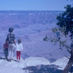 Gramma Ruth at the Grand Canyon, 1964 - Single