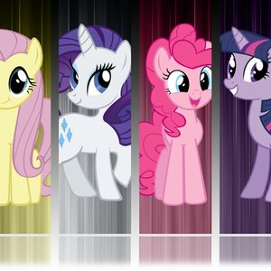 Rarity, Rainbow Dash, Twlight Sparkle, Pinkie Pie, Fluttershy, Applejack 的头像