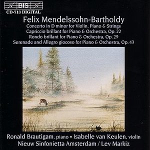 Изображение для 'MENDELSSOHN: Concerto for Violin, Piano and String Orchestra'