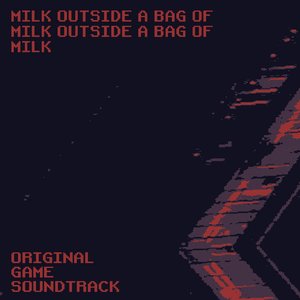 Milk outside a bag of milk outside a bag of milk