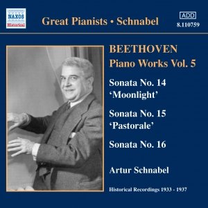 Imagem de 'BEETHOVEN: Piano Sonatas Nos. 14-16 (Schnabel) (1933-1937)'