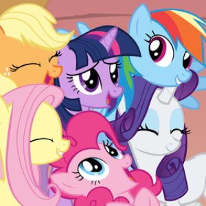 “Twilight Sparkle, Pinkie Pie, Fluttershy, Applejack, Rarity & Rainbow Dash”的封面