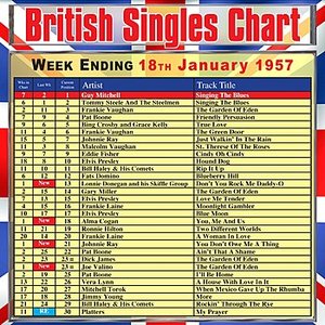 British Singles Chart - Week Ending 18 January 1957