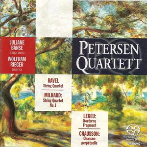 Ravel: String Quartet / Milhaud: String Quartet No. 1 / Lekeu: Nocturne Fragment / Chausson: Chanson perpétuelle cover