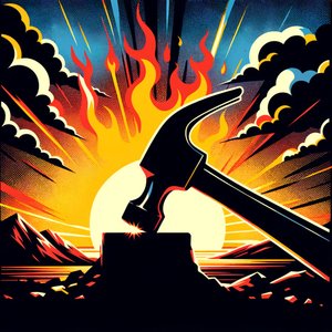 FLAMES AND METAL