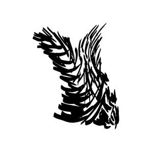 huge black wings