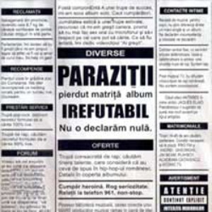 Parazitii - Articolul 39 Lyrics - Zortam Music