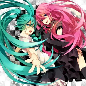 Image pour 'Hatsune miku y megurine luka'