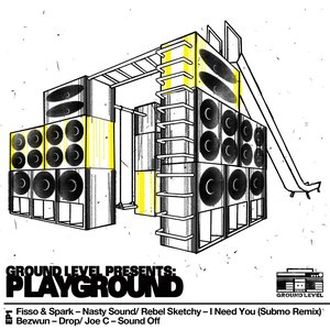 “Ground Level presents PlayGround Album Sampler 1”的封面