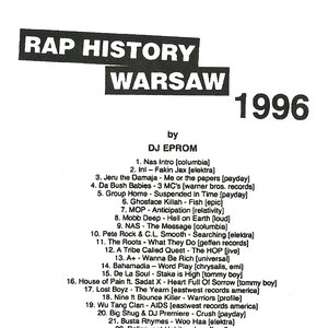 Rap History 1996