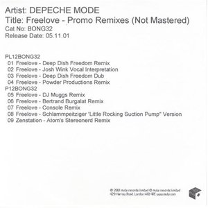 Freelove - Promo Remixes