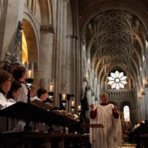 'Choir of Christ Church Cathedral, Oxford' için resim