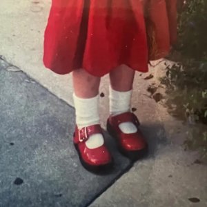 Red Mary Janes