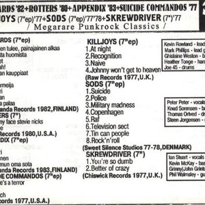 Bastards + Rotters + Appendix + Suicide Commandos / Killjoys + Sods + Skrewdriver