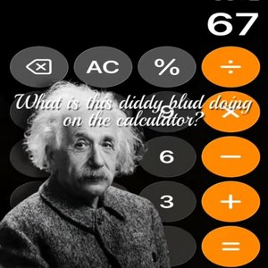 Diddyblud on the calculator