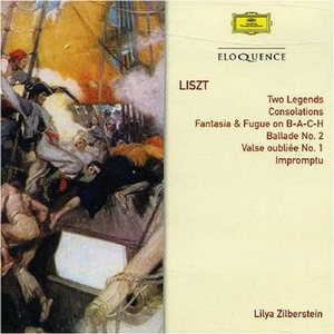 Two Legends / Consolations (Lilya Zilberstein) cover