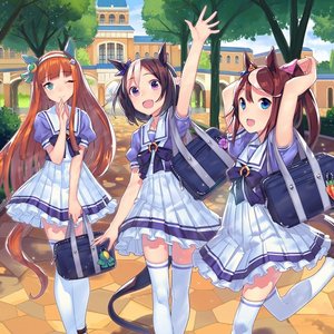 “スペシャルウィーク (和氣あず未), サイレンススズカ (高野麻里佳), トウカイテイオー (Machico)”的封面