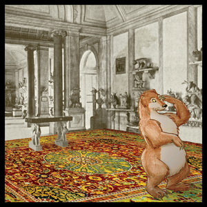 Medallion Animal Carpet cover