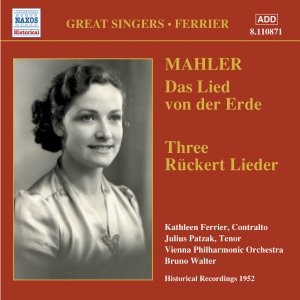 MAHLER: Das Lied von der Erde / Ruckert-Lieder (Ferrier) (1952)