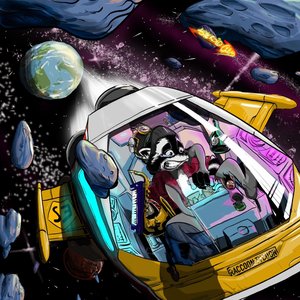 Un raton laveur dans l'espace