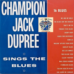 Champion Jack Dupree Sings the Blues cover