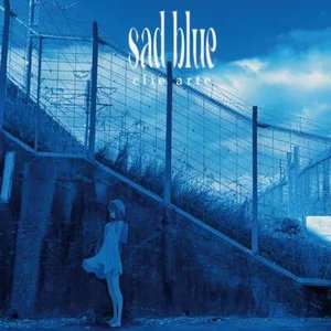 sad blue