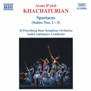 “KHACHATURIAN: Spartacus, Suites Nos. 1- 3”的封面