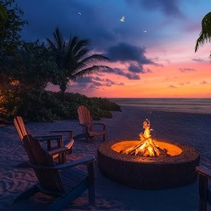 Embers of Tranquility: Meditative Melodies by the Campfire