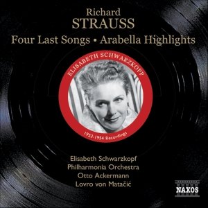 Image for 'STRAUSS, R.: Four Last Songs / Arabella (highlights) (Schwarzkopf, Ackermann, Matacic) (1953, 1954)'