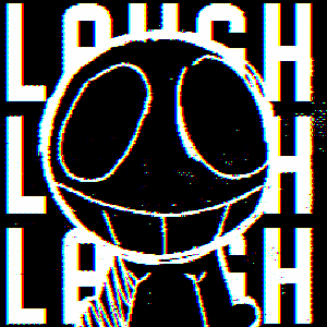 Laughing with BIG word
