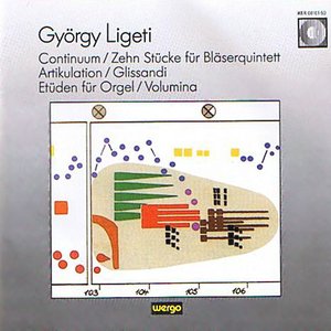 “Continuum / Zehn Stucke Fur Blaserquintett / Articulation / Glissandi / Etuden Fur Orgel / Volumina”的封面