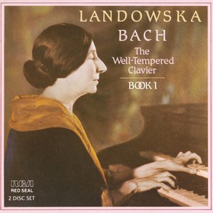 “Bach:Well Tempered Clavier Book I”的封面