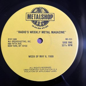 Metalshop - Radio's Weekly Metal Magazine (Week Of May 6, 1988)