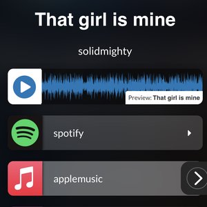 That girl is mine