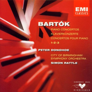 Piano Concertos 1-3 (City of Birmingham Symphony Orchestra feat. conductor: Simon Rattle, piano: Peter Donohoe) cover