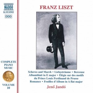 Bild för 'LISZT: Scherzo und Marsch / Lieberstraume / Berceuse / Elegie'