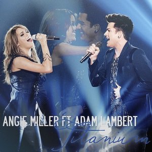 'Angie Miller and Adam Lambert'の画像