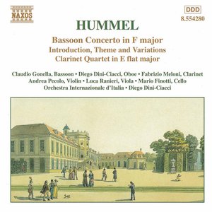Image for 'HUMMEL: Bassoon Concerto / Clarinet Quartet'