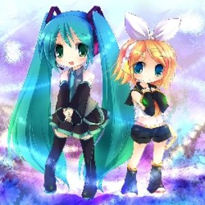 Miku Hatsune and Rin Kagamine 的头像