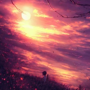 the sunset is beautiful, isn't it?