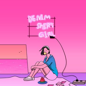 Denim Shirt Girl