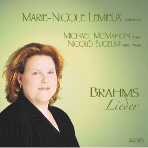 Bild för 'Marie-Nicole Lemieux: Brahms Lieder'