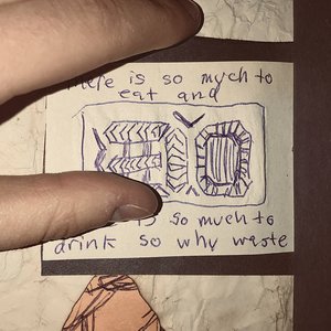 there is so much to eat and so much to drink, so why waste?
