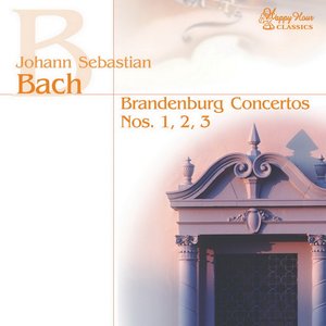 “Johann Sebastian Bach: Brandenburg Concertos Nos. 1, 2 and 3”的封面