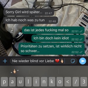 Nie wieder blind vor Liebe </3 - Single