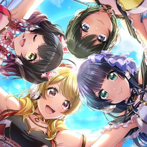 Happy Around!(愛本りんく(CV.西尾夕香)、明石真秀(CV.各務華梨)、大鳴門むに(CV.三村遙佳)、渡月麗(CV.入江麻衣子)) のアバター
