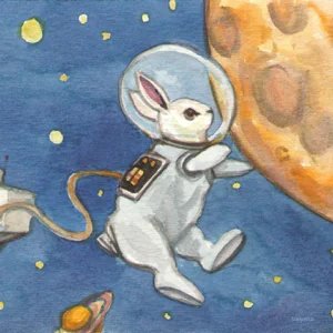 Rabbits In Space - Single